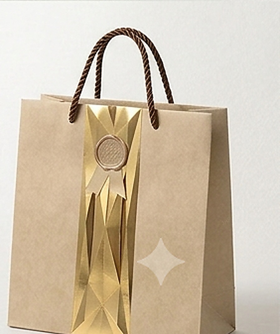 クラフト×金箔パネルのデザイン例